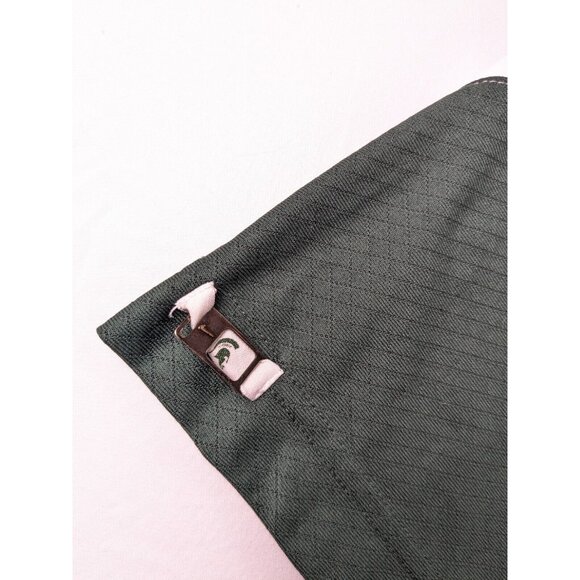 Nike Dri-Fit Elite Michigan Spartans Polo Shirt Men's Size XL Green/White - Picture 9 of 10